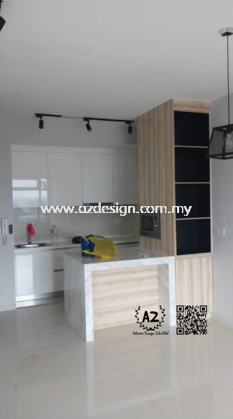 GURNEYMAS RESIDENCY Kitchen Cabinet Selangor, Malaysia, Puchong, Kuala Lumpur (KL) Design, Services, Contractor | Az Interior Design Sdn Bhd