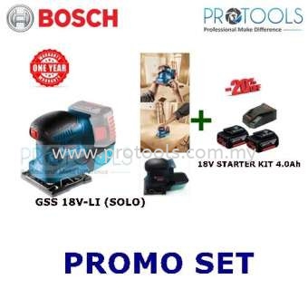 BOSCH GSS 18V CORDLESS ORBITAL SANDER + 18V STARTER KIT 4.0Ah Sanding CORDED TOOLS POWER TOOLS Johor Bahru (JB), Malaysia, Senai Supplier, Suppliers, Supply, Supplies | Protools Hardware Sdn Bhd