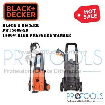 BLACK + DECKER PW1500S HIGH PRESSURE WASHER PRESSURE WASHER OUTDOOR EQUIPMENT Johor Bahru (JB), Malaysia, Senai Supplier, Suppliers, Supply, Supplies | Protools Hardware Sdn Bhd