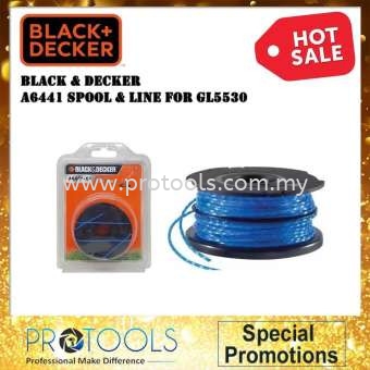 BLACK & DECKER A6441 SPOOL & LINE FOR GL5530 GARDENING ACCESSORIES OUTDOOR EQUIPMENT Johor Bahru (JB), Malaysia, Senai Supplier, Suppliers, Supply, Supplies | Protools Hardware Sdn Bhd