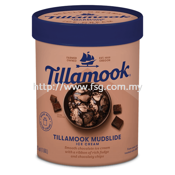 Tillamook Mudslide 1.66L Tillamook  Premium Ice Cream  Kuala Lumpur (KL), Selangor, Malaysia Supplier, Supply, Supplies, Distributor | Five Star Gourmet Sdn Bhd