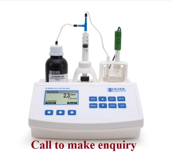 HI84500-02 Sulfur Dioxide Mini Titrator for Wine Mini Titrators Titrators Selangor, Malaysia, Penang, Sabah, Kuala Lumpur (KL), Petaling Jaya (PJ), Sungai Nibong, Kota Kinabalu Supplier, Suppliers, Supply, Supplies | Hanna Instruments (M) Sdn Bhd