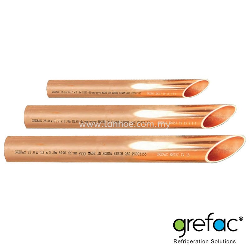 Grefac EN 1057 Copper Pipe for Water & Gas Grefac Copper Copper Tube  Cheras, Kuala Lumpur,