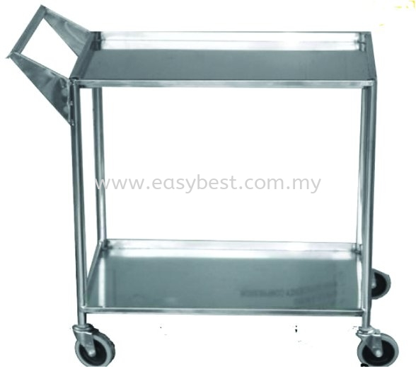 2 TIER FOOD TROLLEY Stainless Steel Equipment Seri Kembangan, Selangor, Kuala Lumpur (KL), Batu Caves, Malaysia Supplier, Supplies, Manufacturer, Design, Renovation | Easy Best Marketing Sdn Bhd