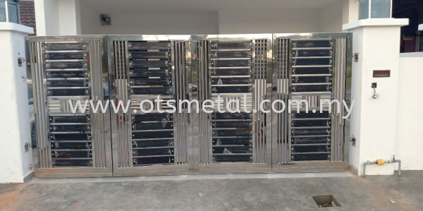 SSG 031 Stainless Steel Gate Johor Bahru (JB) Design, Supplier, Supply | OTS Metal Works