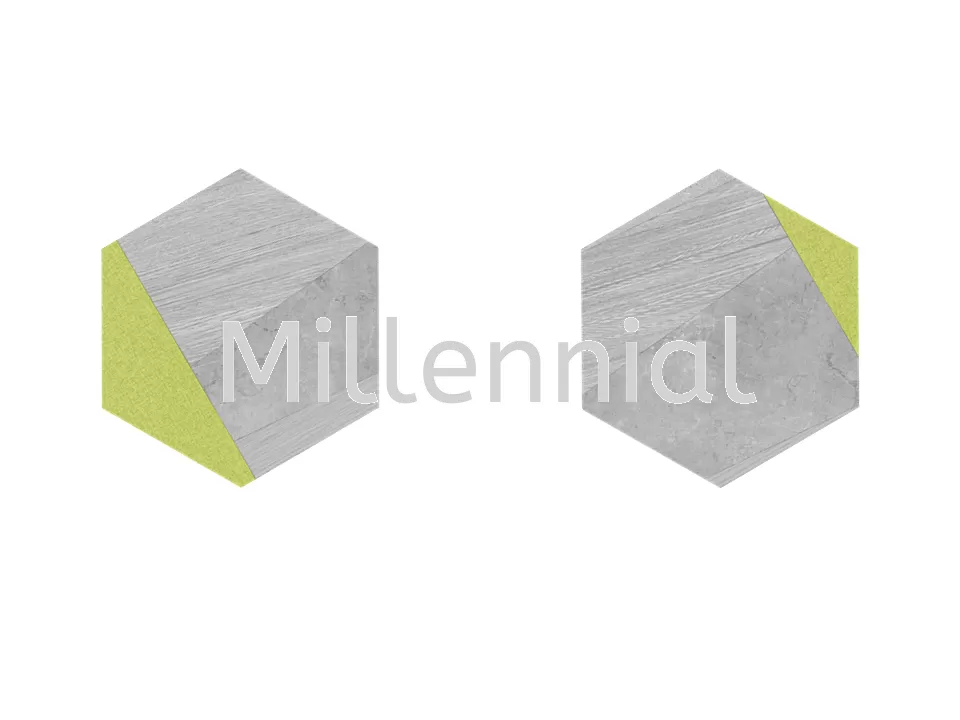 TIH-33902 - 3.2mm Millennial Hex Vinyl Plank