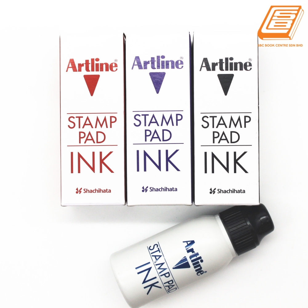 Artline Stamp Pad Ink 50cc Stamp / Ink Stationery & Craft Johor