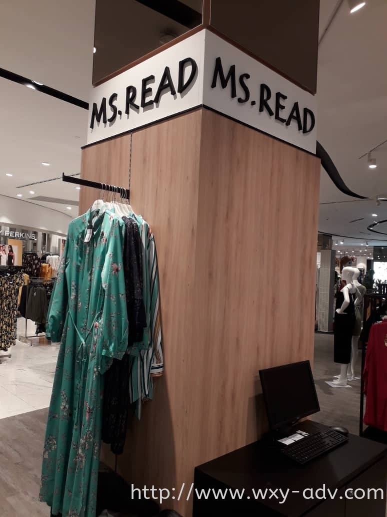Ms Read Acrylic Signage Acrylic Signage Johor Bahru Jb Malaysia Advertising Printing Signboard Design Xuan