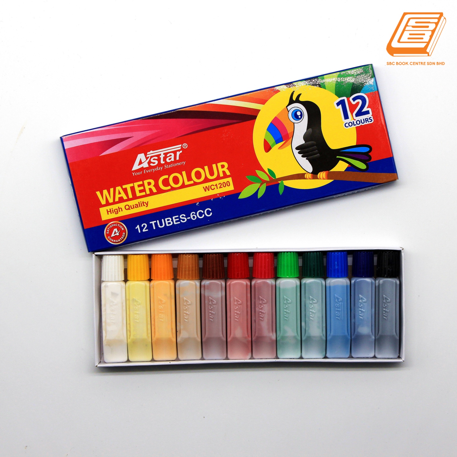 Astar - Water Colour - 12 Tubes-6cc - (WC1200)