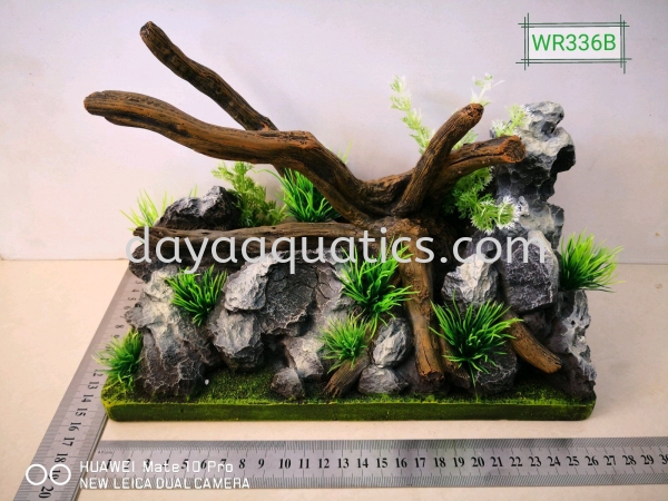 WR336B Fibre Decoration Stone,Wood,Fibre Decoration Categories Selangor, Johor Bahru (JB), Malaysia, Kuala Lumpur (KL), Kuala Selangor, Kempas Wholesaler, Manufacturer, Supplier, Supply | Daya Aquatics