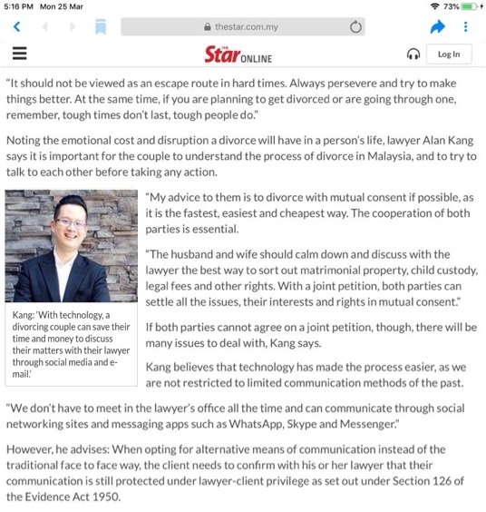 Media Interview- The Star Online