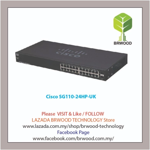 Cisco SG110-24HP-UK: 24-Port PoE Gigabit Switch 