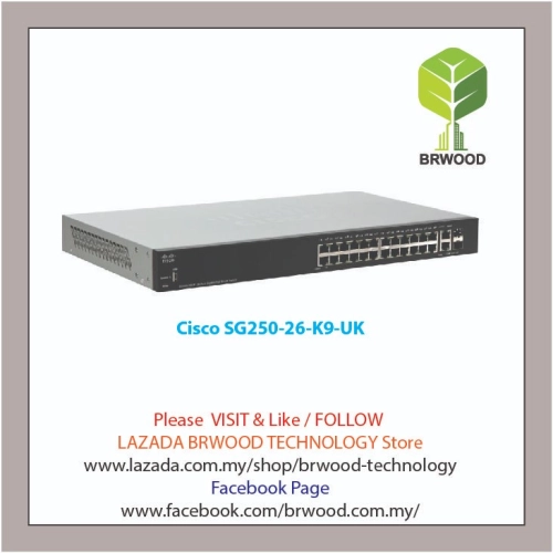 Cisco SG250-26-K9-UK: 26-port Gigabit  Switch