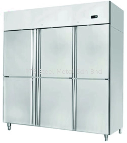 6 DOOR UPRIGHT CHILLER+FREEZER B/S