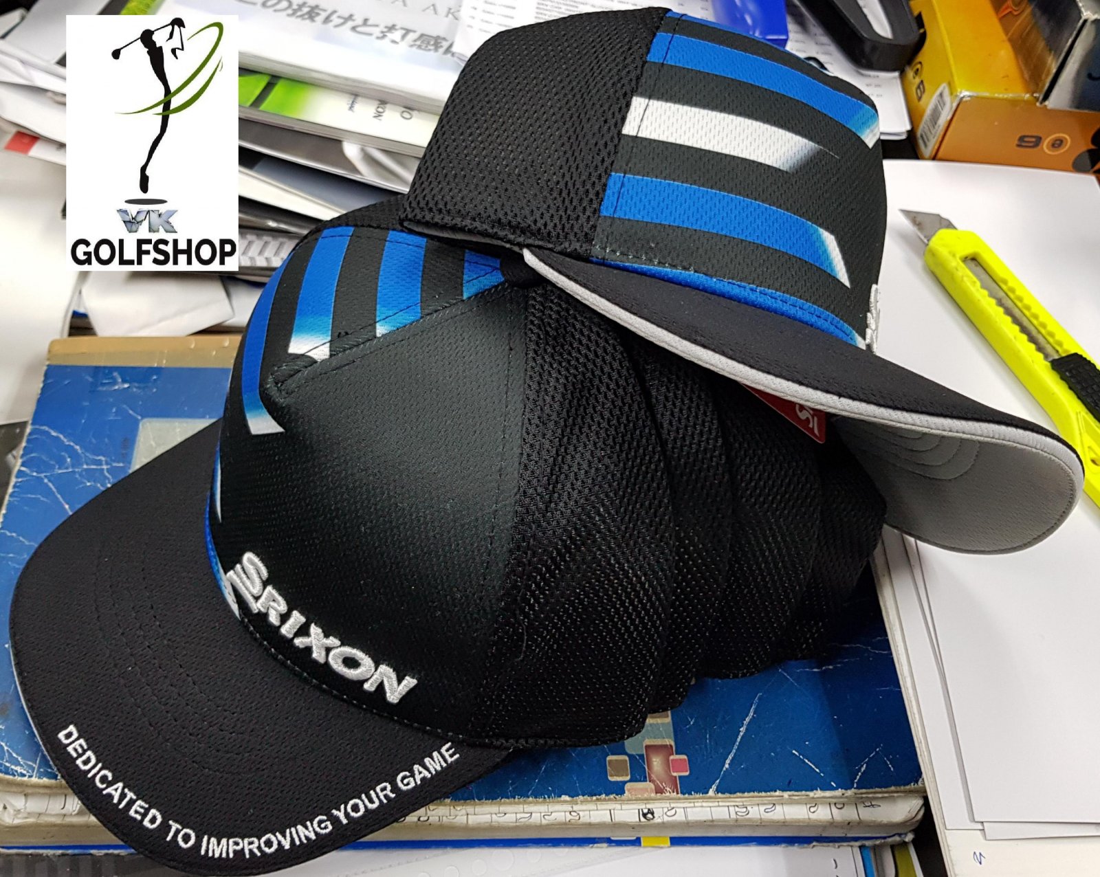 Srixon Navy Blue Striped Style Structured Cap 2019