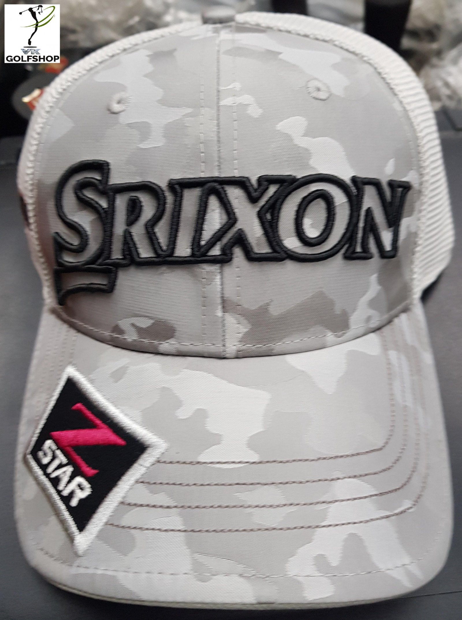 Srixon Camouflage Charcoal Color 2019 Series Structured Caps