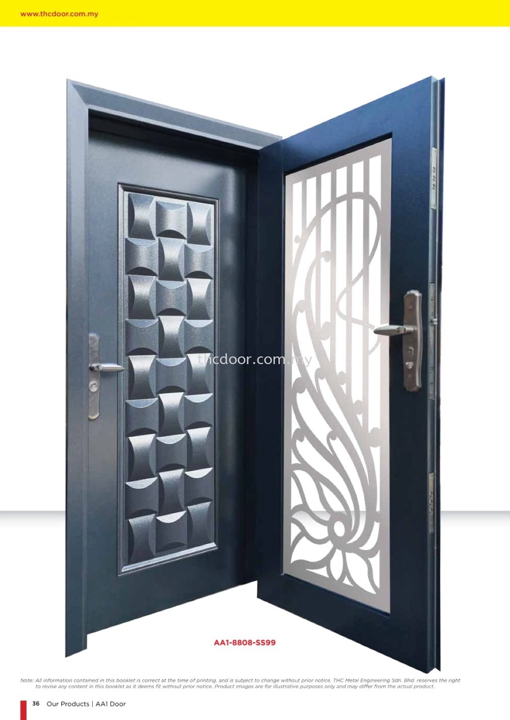 Stainless Steel Security Door (S-Edition)