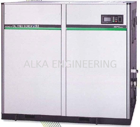 Hitachi Oil Free Screw Compressor Air Compressor Malaysia, Selangor, Kuala Lumpur (KL), Johor Bahru (JB), Penang Supplier, Suppliers, Supply, Supplies | Alka Engineering Services (M) Sdn Bhd