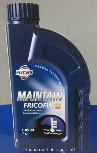 MAINTAIN FRICOFIN LL (1L) Antifreeze (Coolant) FUCHS Transmission Fluids Malaysia, Perak Distributor, Supplier, Supply, Supplies | F Industrial Lubricants Sdn Bhd
