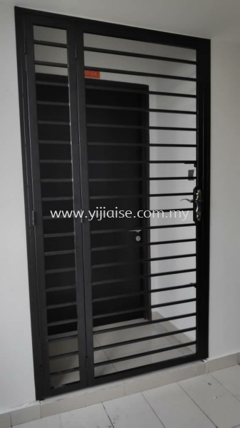  Both Side Open Door Door Metal Works (Grill) Johor Bahru (JB), Gelang Patah, Malaysia, Taman Pelangi Service, Contractor | Yijia Iron Steel Engineering Sdn Bhd