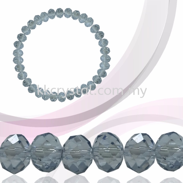 Crystal China, Donut 6mm, B117 Denim Blue AB Donut 06mm Beads Kuala Lumpur (KL), Malaysia, Selangor, Klang, Kepong Wholesaler, Supplier, Supply, Supplies | K&K Crystal Sdn Bhd