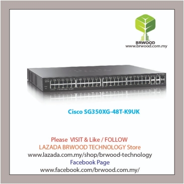 Cisco SG350XG-48T-K9UK: 48-port 10GBase-T Stackable Switch