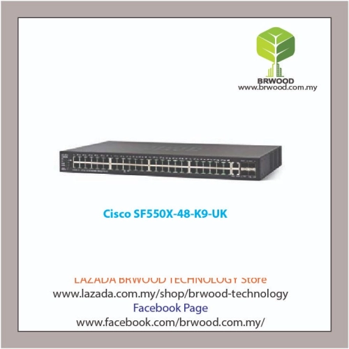 Cisco SF550X-48-K9-UK: 48-port 10/100 Stackable Switch