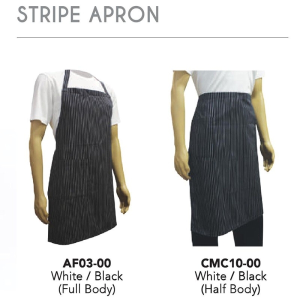 Stripe Apron Custom Made Uniform/F1 Shirt Selangor, Klang, Malaysia, Kuala Lumpur (KL) Supplier, Manufacturer, Design, Supply | LIM Embroidery & Resources PLT