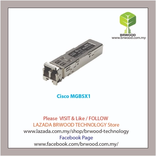 Cisco MGBSX1: Gigabit Ethernet SX Mini-GBIC SFP Transceiver