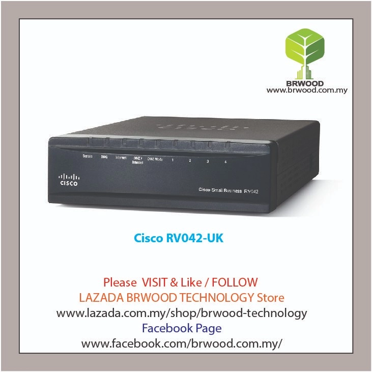 Cisco RV042G-UK: Gigabit Dual WAN VPN Router Selangor, Malaysia, Kuala  Lumpur (KL), Puchong Service, Installation | Brwood Technology