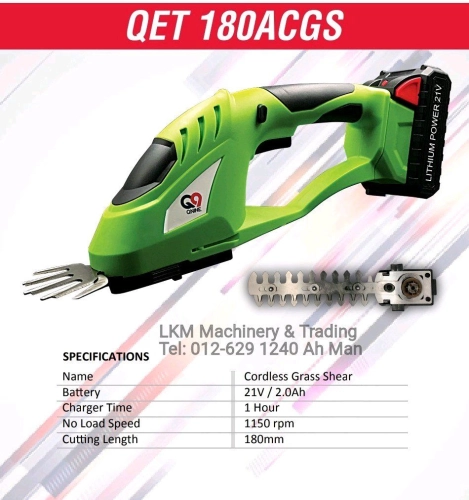 Cordless Grass Shear 21V, 2.0Ah