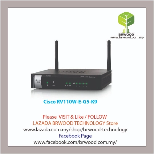 Cisco RV110W-E-G5-K9: Wireless N VPN Firewall