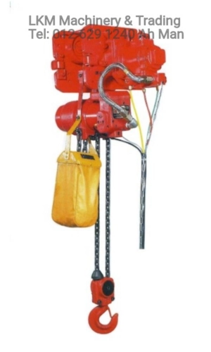 Air Operated Trolley with Chain Hoist 500kg-6ton