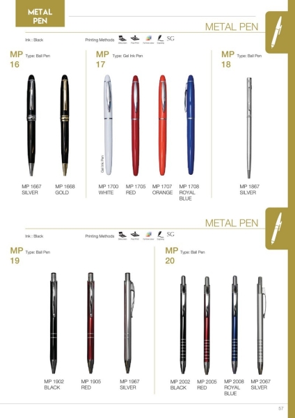  Metal Pen Premium Gifts and Bags Selangor, Klang, Malaysia, Kuala Lumpur (KL) Supplier, Manufacturer, Design, Supply | LIM Embroidery & Resources PLT