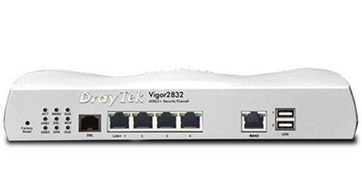 Draytek ADSL2+ Modem + GbE VPN Firewall Router - Vigor2832 DRAYTEK Network/ICT System Johor Bahru JB Malaysia Supplier, Supply, Install | ASIP ENGINEERING