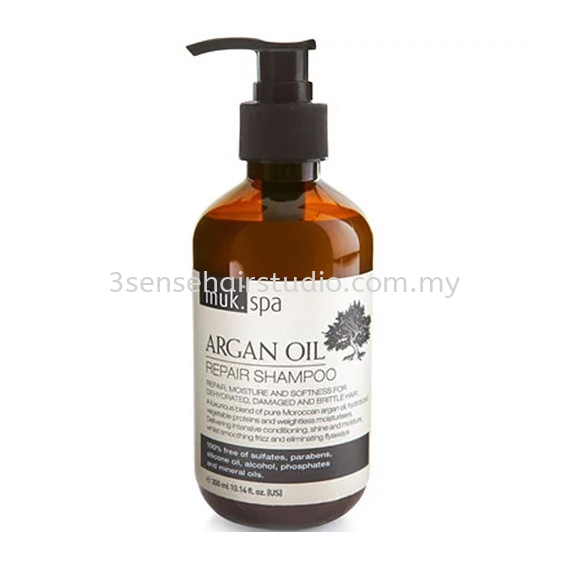 Muk Spa Argan Oil Repair Shampoo 300ml Muk Spa Series MUK™ Kuala Lumpur (KL), Selangor, Sri Petaling, Malaysia Supplier, Suppliers, Supply, Supplies | 3 Sense Hair Studio