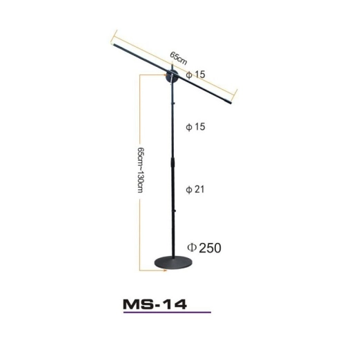 Adjustable Heavy Duty Mcrophone Stand MS-14