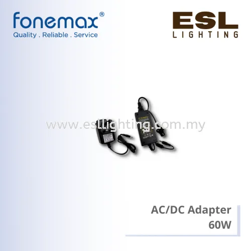 FONEMAX AC/DC Adapter 60W - HLX-815A/1205