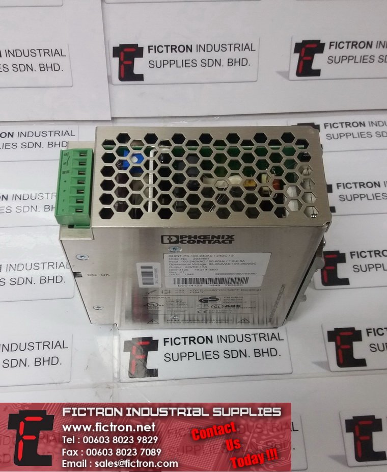 QUINT-PS-100 QUINTPS100 PHOENIX CONTACT POWER Supply Repair Malaysia Singapore Indonesia Portugal US