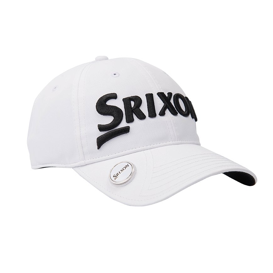 Srixon SRX WHITE COLOR MAGNETIC BALL MARKER CAP