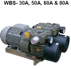 WBS - 30A, 50A, 60A & 80A Dry Rotary Vane Pumps - WBS(Dual Pump Modules)  Dry Rotary Vane Vacuum Pumps Malaysia, Selangor, Kuala Lumpur (KL), Kajang Supplier, Suppliers, Supply, Supplies | VES Industrial Services Sdn Bhd