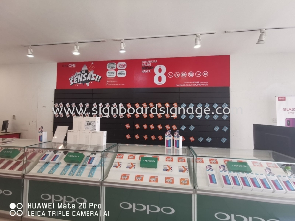 Red One Network Sdn Bhd 3d box up LED Wall sticker One way version at Nilai Giant 3D BOX UP LETTERING Klang, Selangor, Malaysia, Kuala Lumpur (KL), Pahang, Kuantan Manufacturer, Maker, Supplier, Supply | Dynasty Print Solution