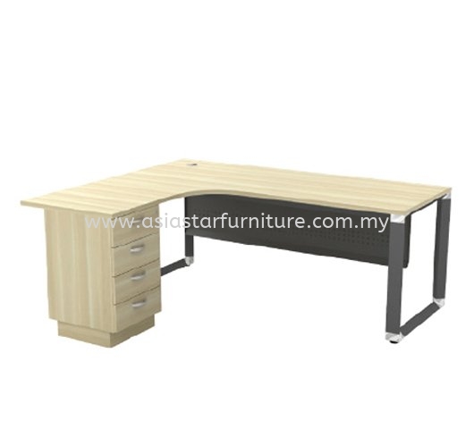 PYRAMID L-SHAPE WRITING OFFICE TABLE/DESK - L-Shape Office Table Kepong | L-Shape Office Table Bukit Damansara | L-Shape Office Table Bangsar | L-Shape Office Table KL Eco City