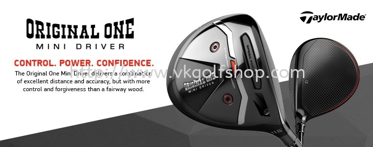 TAYLORMADE ORIGINAL ONE MINI DRIVER 11.5* WITH STIFF REGULAR TAYLORMADE ORIGINAL ONE MINI DRIVER 11.5* WITH STIFF REGULAR