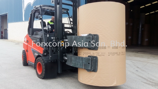 Paper Roll Clamp Forklift Attachment Parts and Accessories MHE (Material Handling Equipment) Selangor, Malaysia, Kuala Lumpur (KL), Shah Alam Rental, For Rent, Supplier, Supply | Forxcomp Asia Sdn Bhd