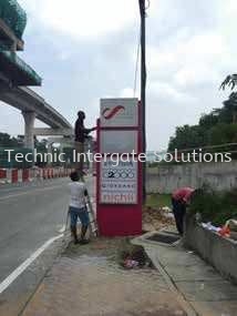  Pylon Signage Kuala Lumpur (KL), Malaysia, Selangor, Mont Kiara Manufacturer, Supplier, Supply, Supplies | Intergate Solutions Sdn Bhd