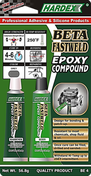 BETA FASTWELD EPOXY COMPOUND BE 4 EPOXY COMPOUND Pahang, Malaysia, Kuantan Manufacturer, Supplier, Distributor, Supply | Hardex Corporation Sdn Bhd