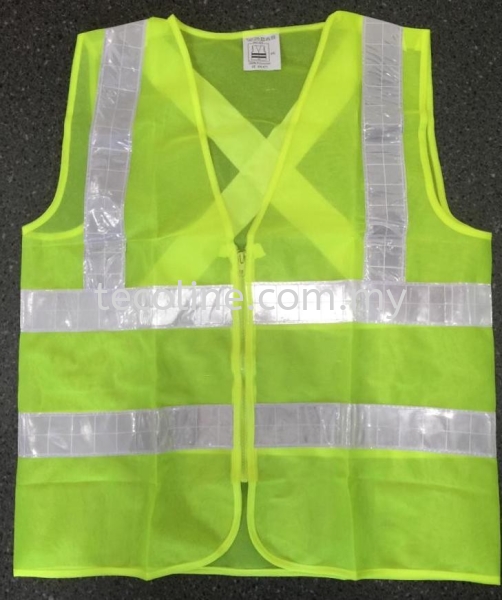 Reflective Safety Vest (Green) TSB Safety Vest/Harness   Supplier, Suppliers, Supply, Supplies | Tecoline Sdn Bhd