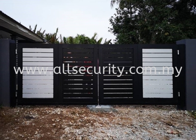 ALUMINIUM TRACKLESS FOLDING GATE