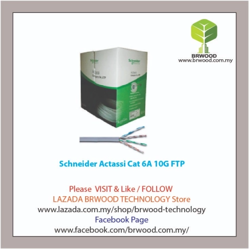 Schneider Actassi ACTTG4P6ASLS3RWE: Category 6A, 10G FTP